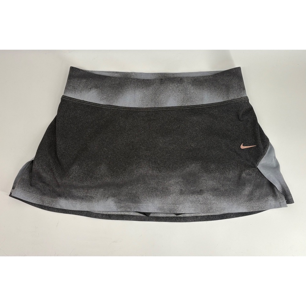 Nike Dri-FIT‎ Women Grey Black Tie Dye Athletic Tennis Skort S Small